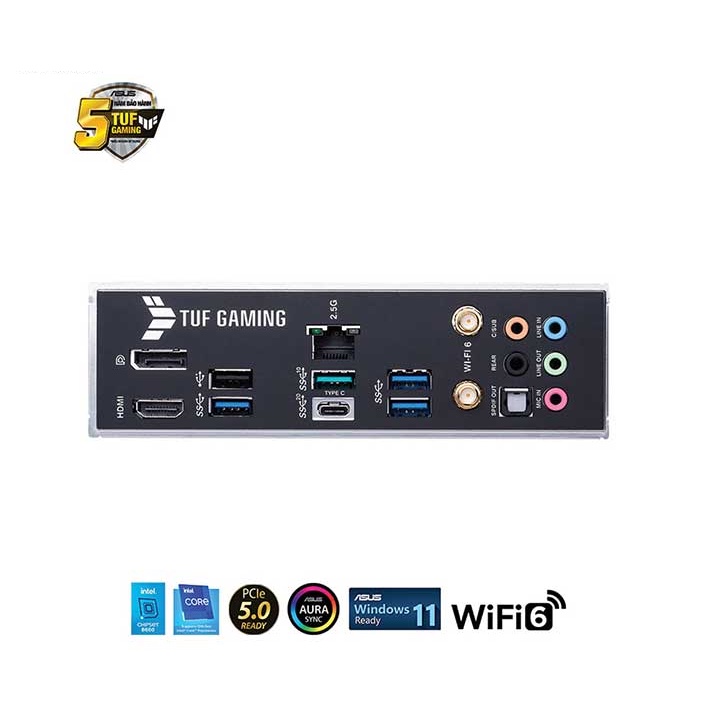 Bo mạch chủ Main ASUS TUF GAMING B660-PLUS WIFI DDR4 Socket LGA 1700 - Hàng Chính Hãng - Bảo hành 36 tháng