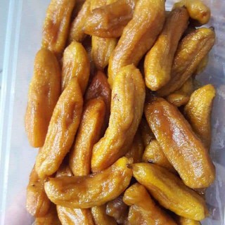 Chuối sấy dẻo nguyên trái (túi zip 500g)