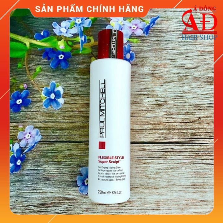 [Chính hãng] [Giá sỉ] GEL TẠO NẾP TÓC UỐN (MÙI TÁO XANH) PAUL MITCHELL FLEXIBLE STYLE SUPER SCULPT GEL 250ML