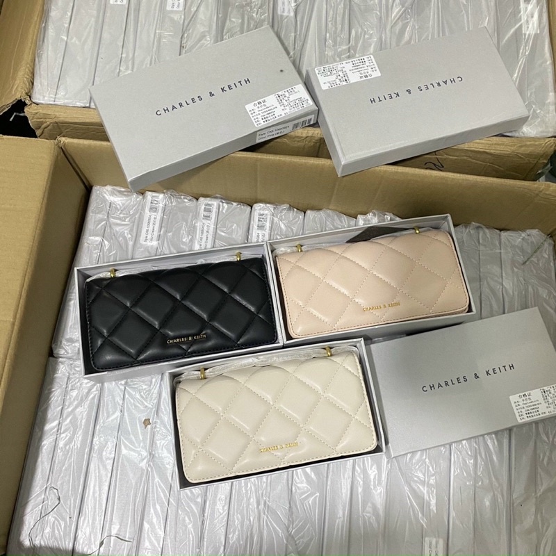 Tặng túi giấy -Túi xách hãng CNK chần ô fullbox