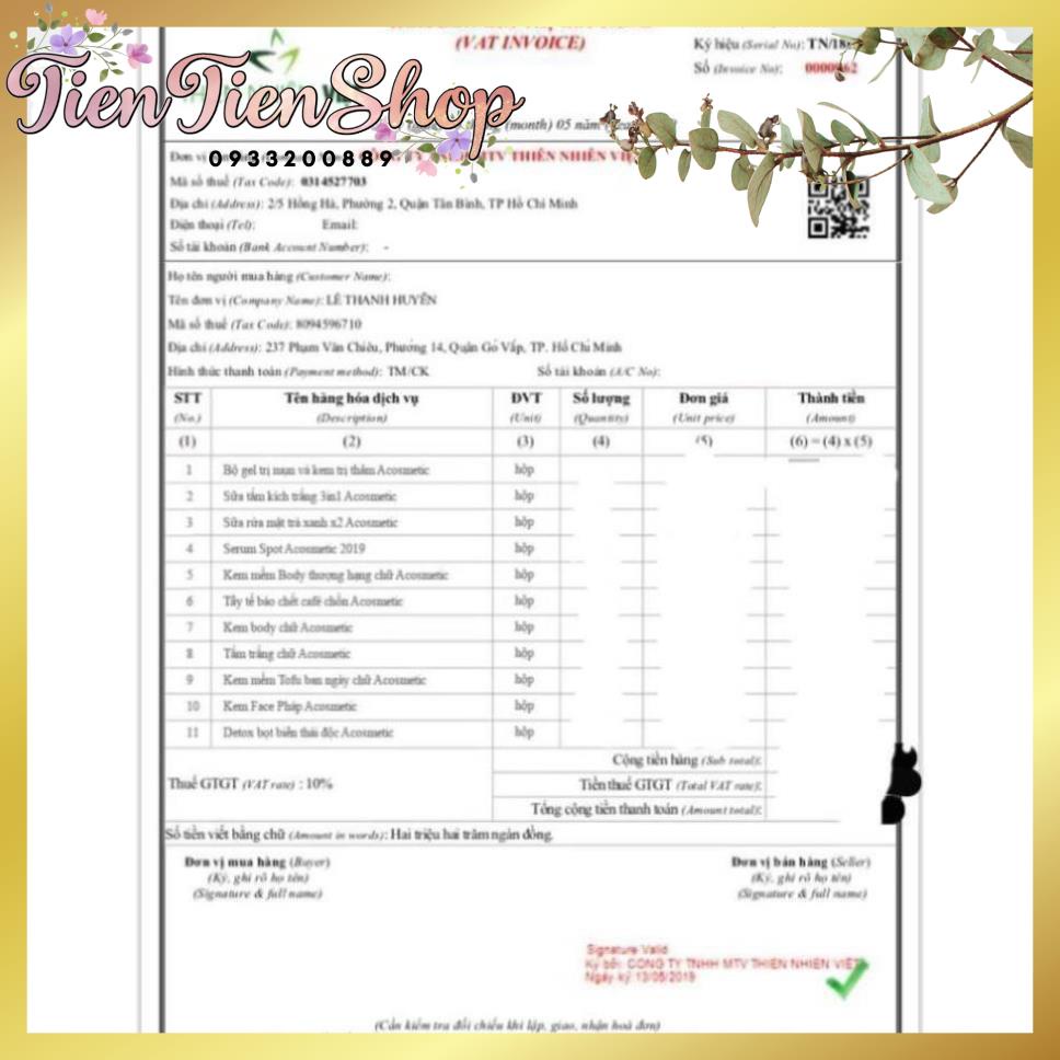 Detox bọt biển thải độc chữ A - Acometics -Mỹ phẩm Phương Anh