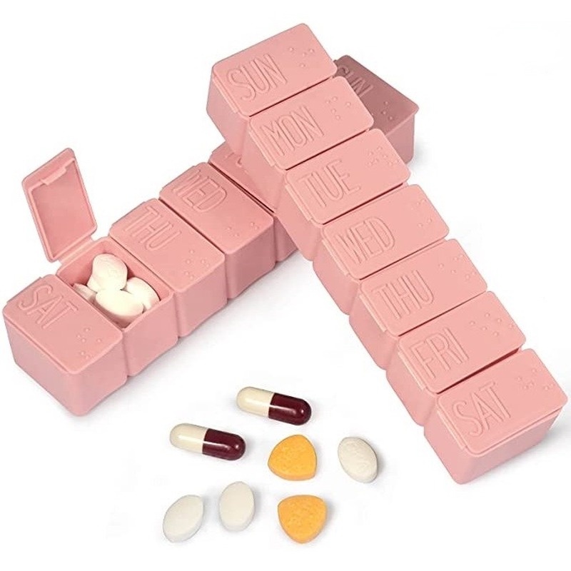 Hộp đựng thuốc bằng nhựa chia 7 ngày tiện lợi