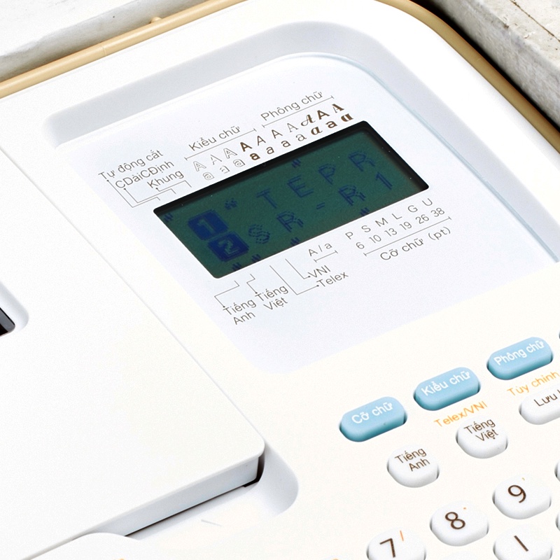 Máy in nhãn Tepra Pro KING JIM SR-R170V phiên bản Tiếng Việt - HÀNG CHÍNH HÃNG