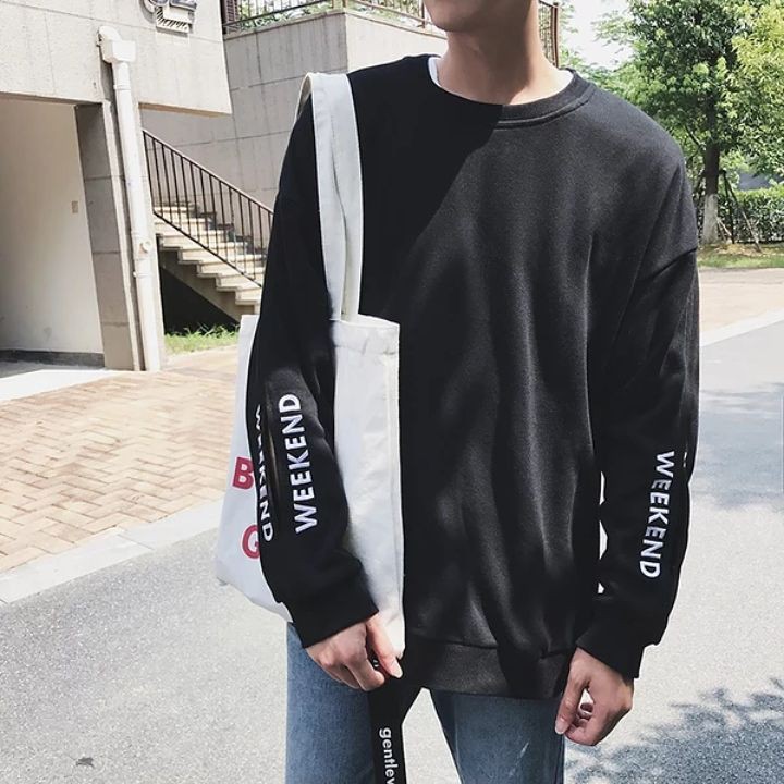Áo Thun Sweater Fox_weekend Unisex Balck | BigBuy360 - bigbuy360.vn