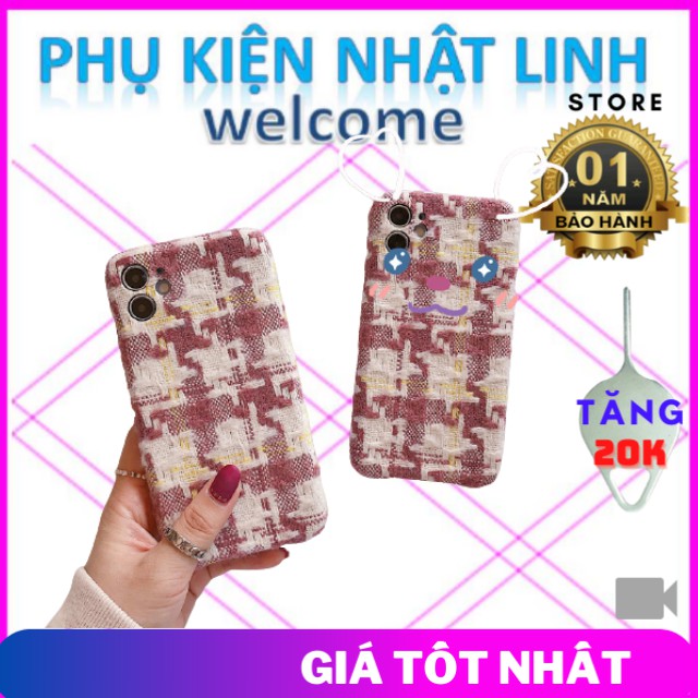 Ốp lưng iphone Auto Vải Thổ Cẩm  Thích hợp iphone 11,12 pro max,12,12 pro,11 pro max,11 pro,7 plus,7,xs max,8g,