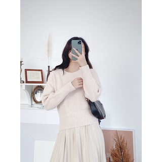 áo len cồ tròn