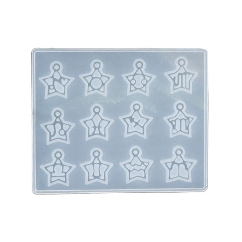 Khuôn Silicone Làm Mặt Dây Chuyền Hình 12 Cung Hoàng Đạo