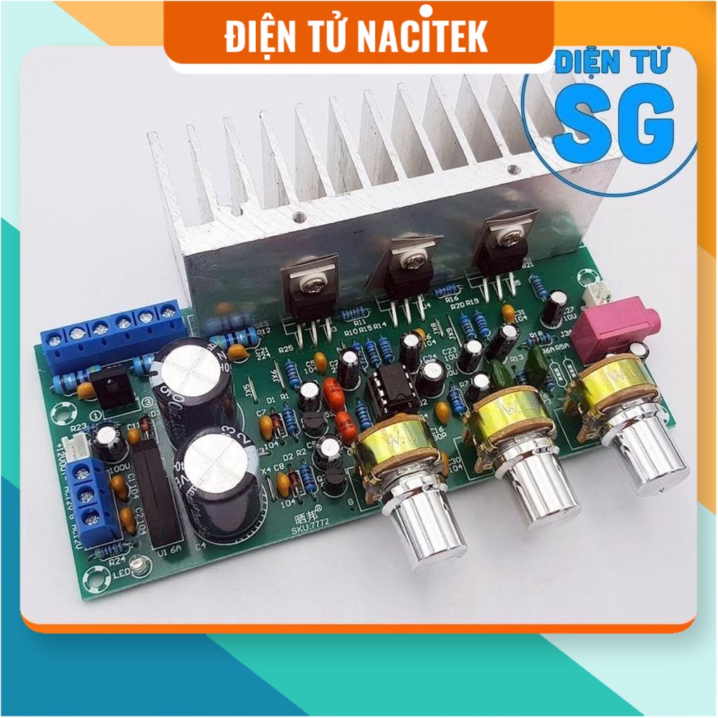 Mạch khuếch đại âm thanh công suất cao TDA2050 + TDA2030 - 36GR