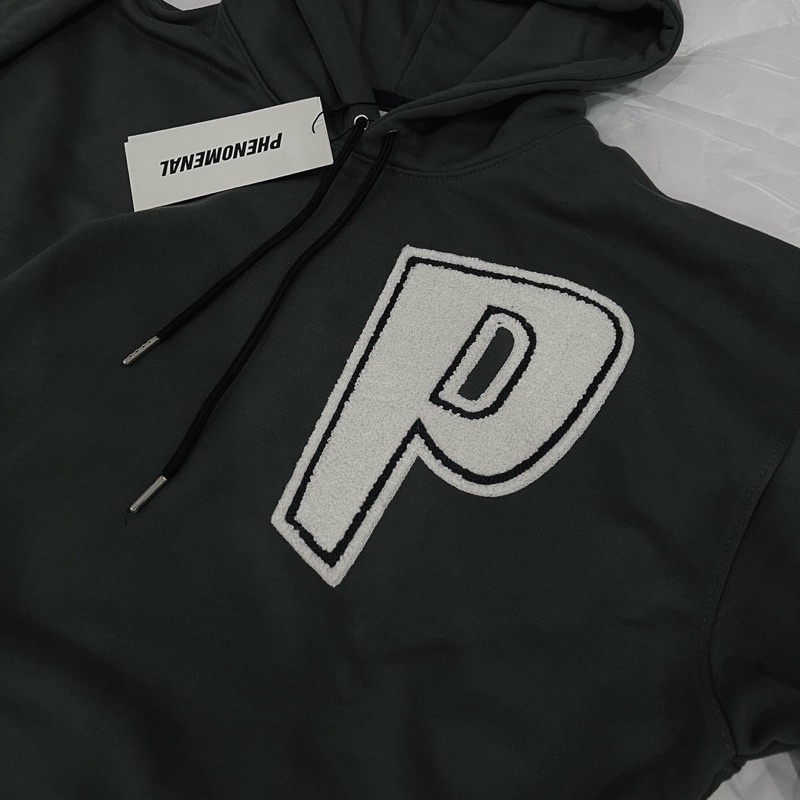 ÁO HOODIE PHENOMENAL - P LOGO HOODIE GRAY