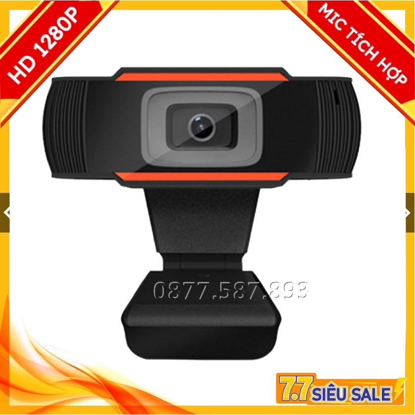 XẢ HÀNG -WEBCAM COVID20M - HD 1280P - USB 2.0- MIC RÕ- SIÊU NÉT