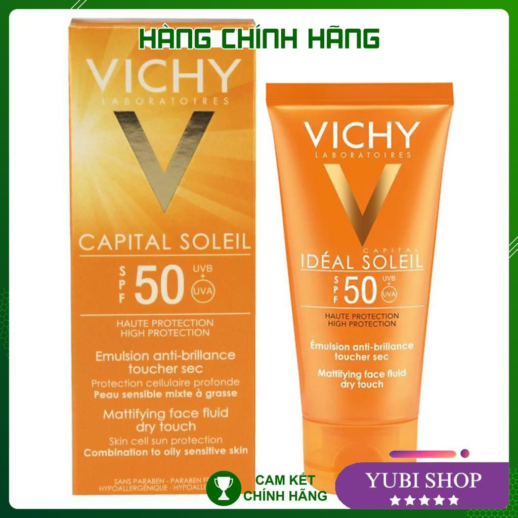 Kem Chống Nắng Vichy Chính Hãng - Kem Chống Nắng Vichy Ideal Soleil Spf50+ Pháp  - Hot