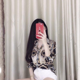 Áo sơ mi lụa satin