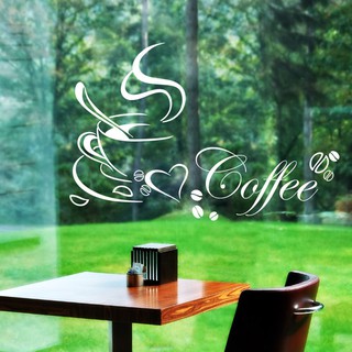 Decal dán tường Cốc cà phê - 1 cốc - ZY834736