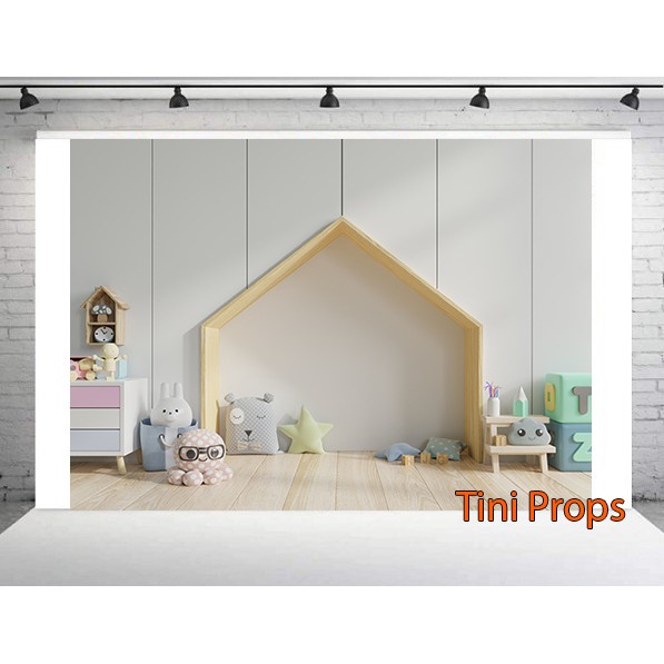 Tranh Canvas 1m5x2m - Phông chụp hình Baby MS33
