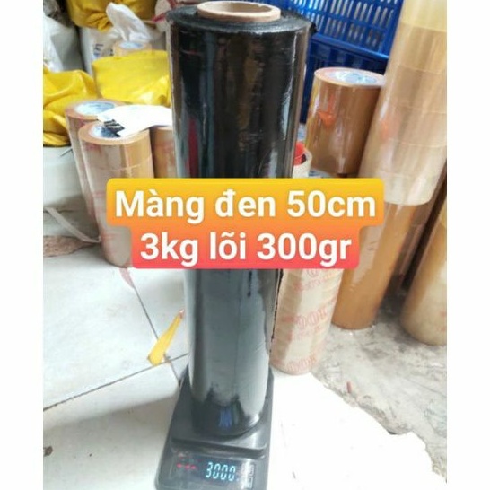 MÀNG ĐEN 3KG LÕI MỎNG 300gr màng dai,hít dính tốt.