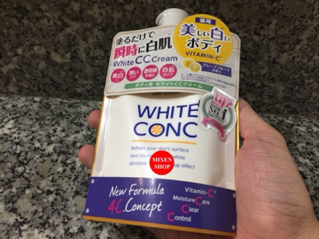 {Chính hãng - Ảnh thật} Sữa dưỡng thể White Conc Body Cc Cream Vitamin C 200g Nhật Bản | BigBuy360 - bigbuy360.vn