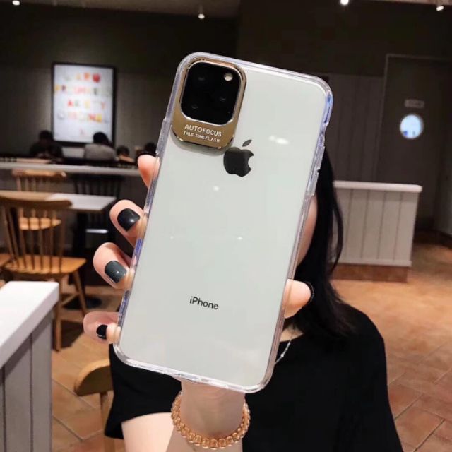 Ốp lưng Iphone 11 / ip 11 pro / ip 11 pro max lens autofocus dẻo có khung bảo vệ camera