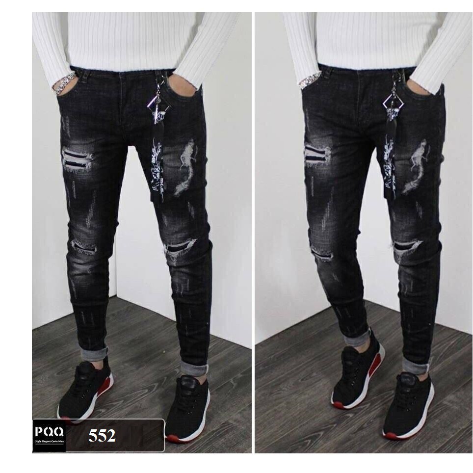 quần jean nam RÁCH KIỂU chất jean giãn tốt 552 R 2014