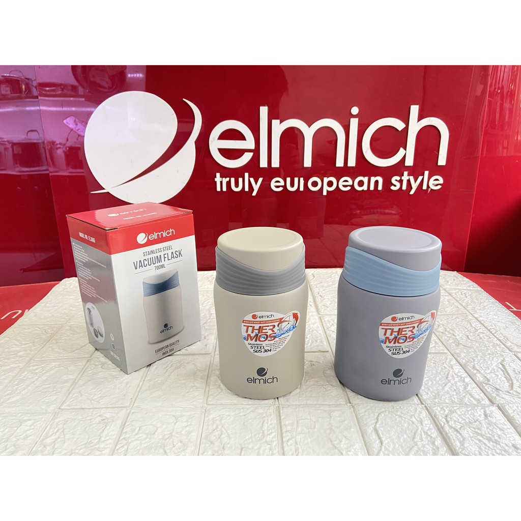 Bình giữ nhiệt Elmich inox 304 700ml EL3665