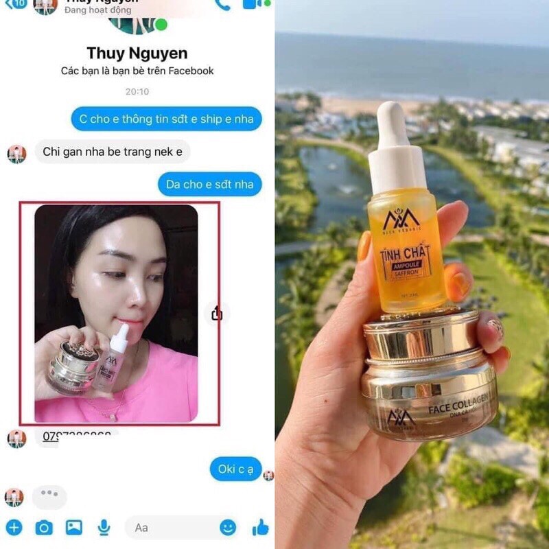 COMBO KEM FACE ADN CÁ HỒI & TINH CHẤT AMPOULE SAFFRON CHÍNH HÃNG MEEA ORGANIC | BigBuy360 - bigbuy360.vn