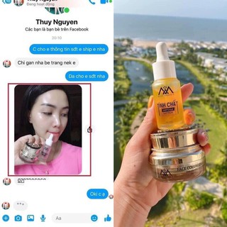 COMBO KEM FACE ADN CÁ HỒI & TINH CHẤT AMRONE SAFFRON