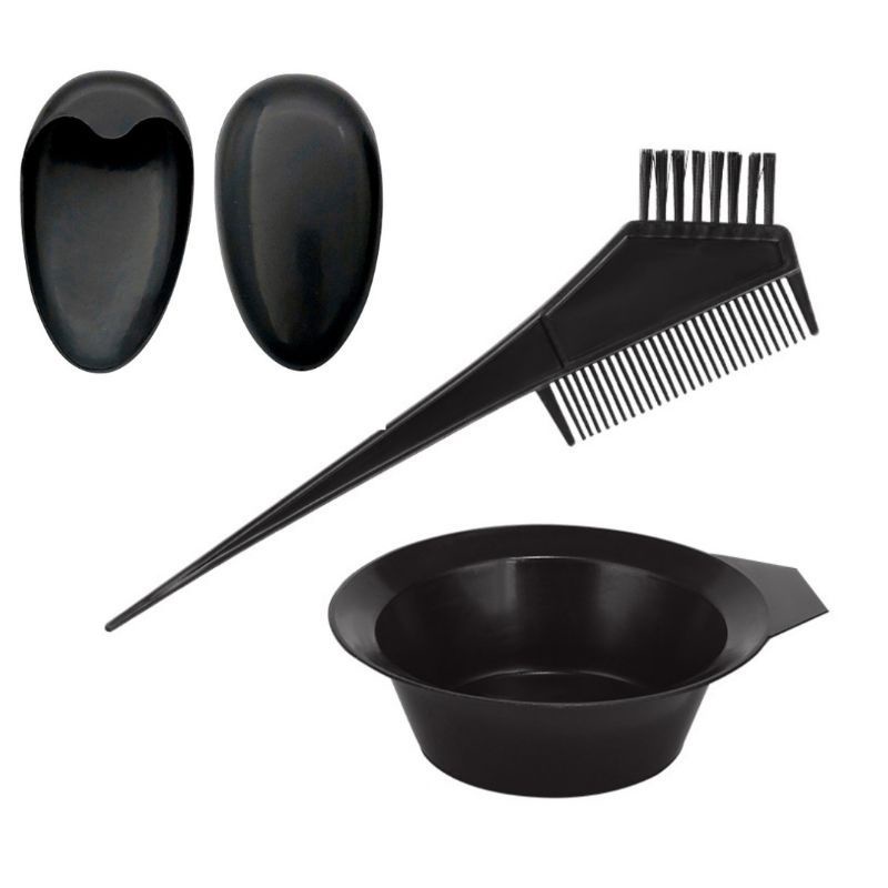 (LOẠI BÁT LỚN) Bộ dụng cụ nhuộm tóc tại nhà 9 chi tiết, tại các salon,Màu kẹp ngẫu nhiên