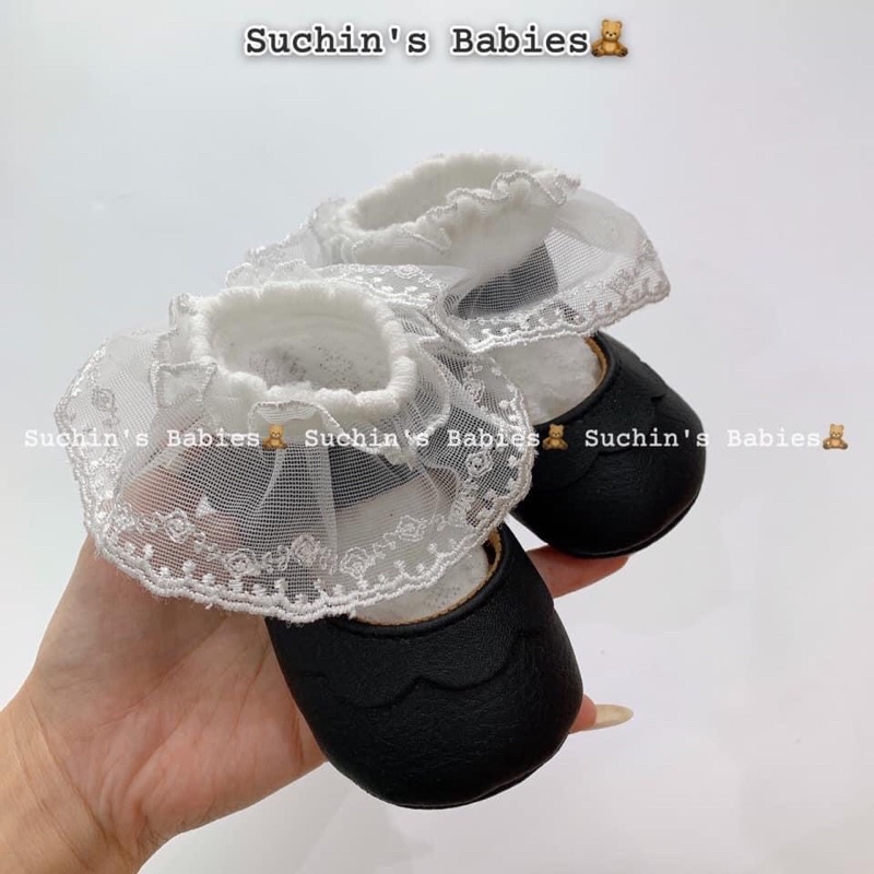 Tất ren công chúa cho bé gái Suchin TKID0012
