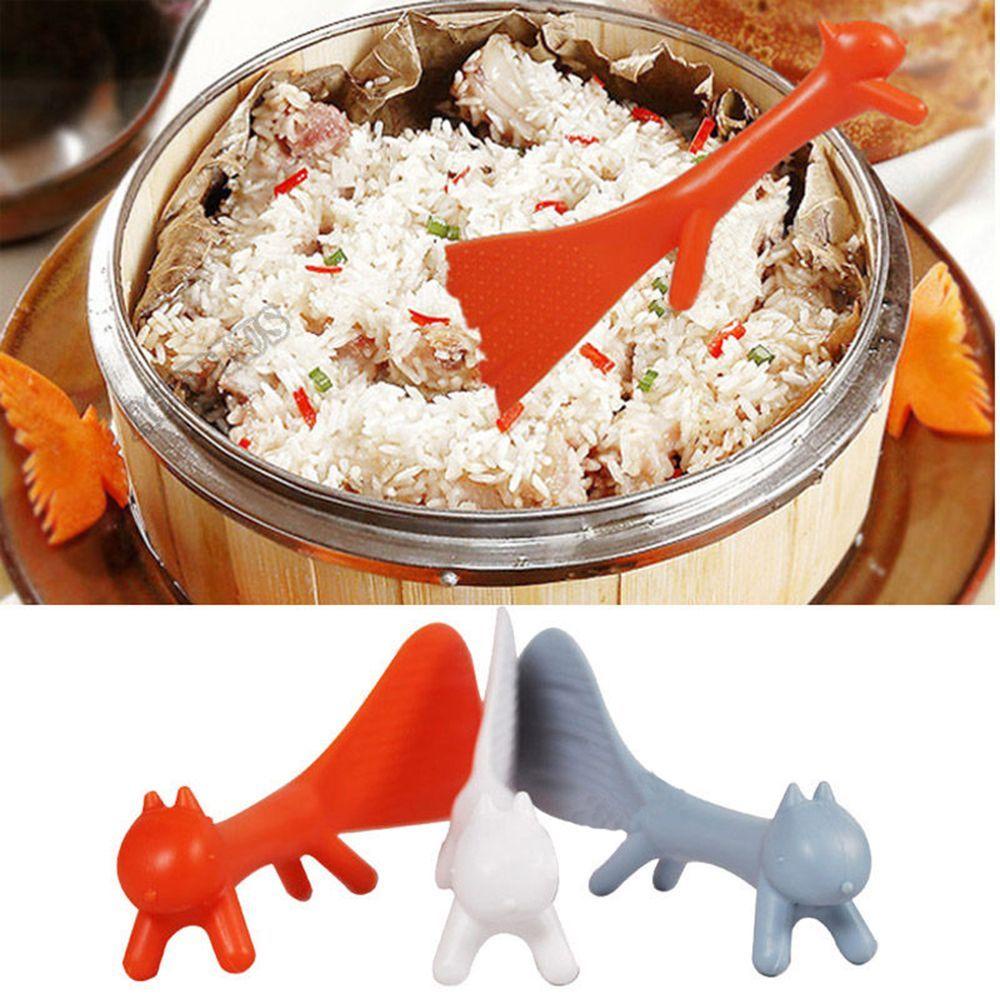 Muỗng Nấu Ăn Hình Sóc Chuột Chống Dính Mới Lạ