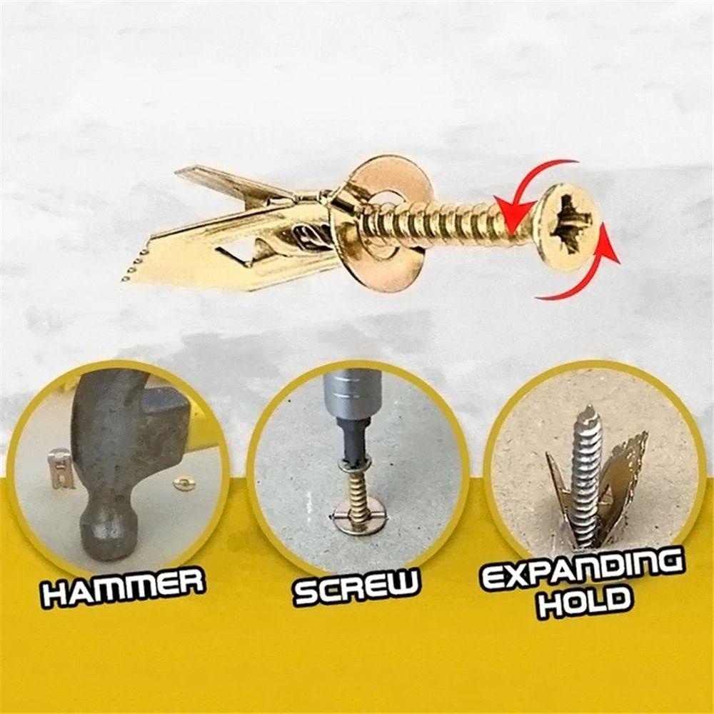 Set 20 Đinh Ốc Gắn Tường Cố Định Bằng Chất Liệu Bền Cho Tấm Thạch Cao