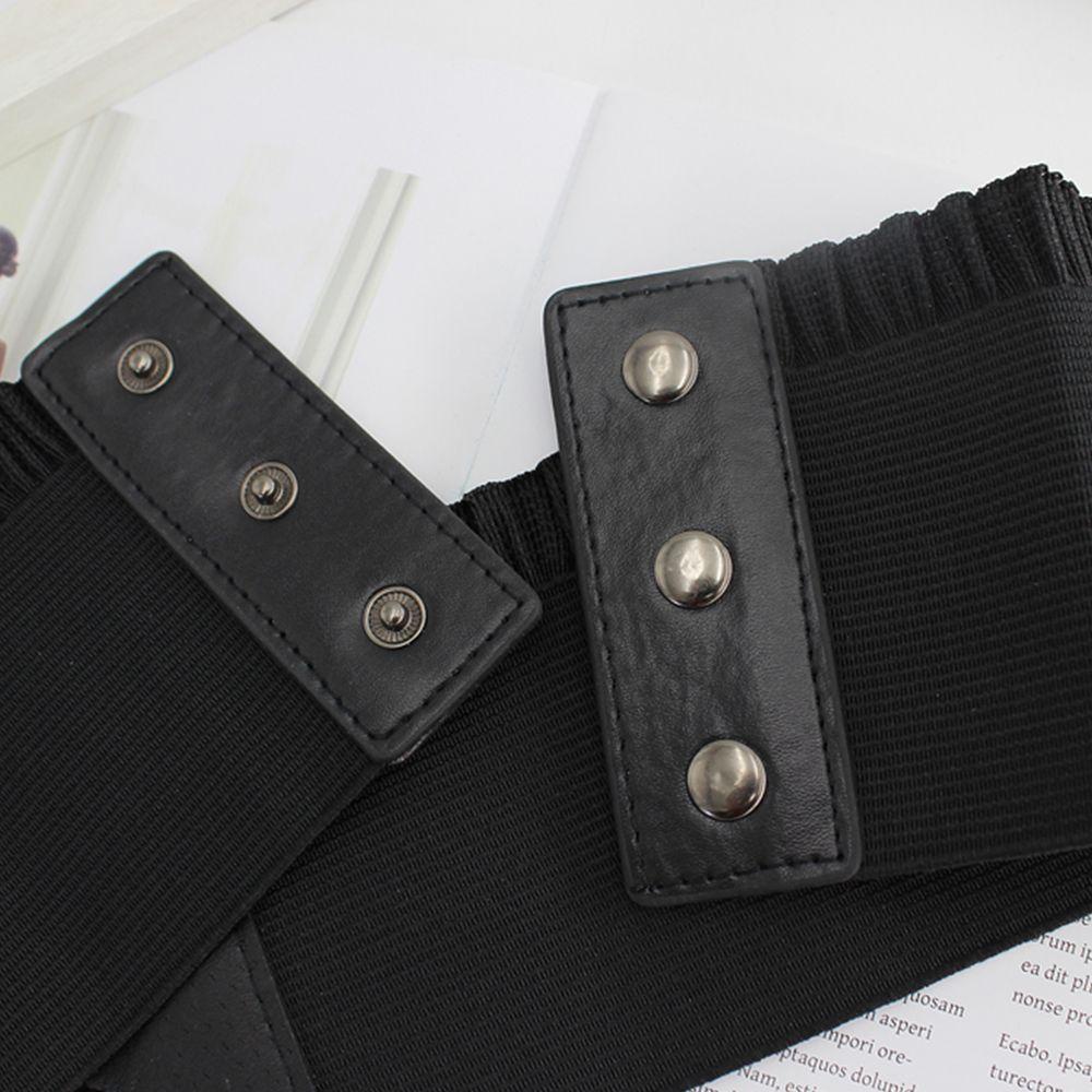 USNOW Thắt Lưng Da PU Co Giãn Thiết Kế Đơn Giản Dễ Phối Đồ Thời Trang Cho Nữ