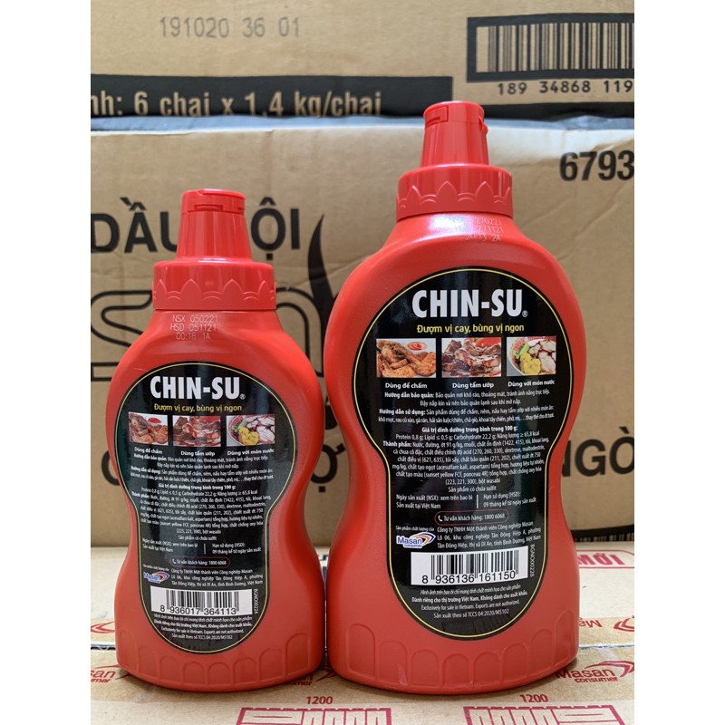 Tương Ớt CHIN-SU 250g và 500g