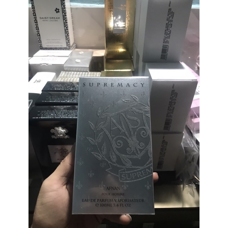 Tiemchietnuochoa_Nước Hoa Nam Afnan Supremacy Silver Pour Homme Edp 100ml (Hàng Fullseal )
