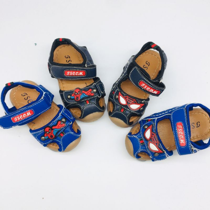 Sandal tập đi nhền nhện siêu bền siêu chắc chắn cho bé trai