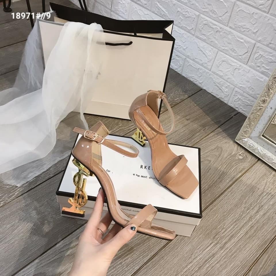 Sandal nữ bít gót giày cao gót ys siêu xinh cao 9cm - g33