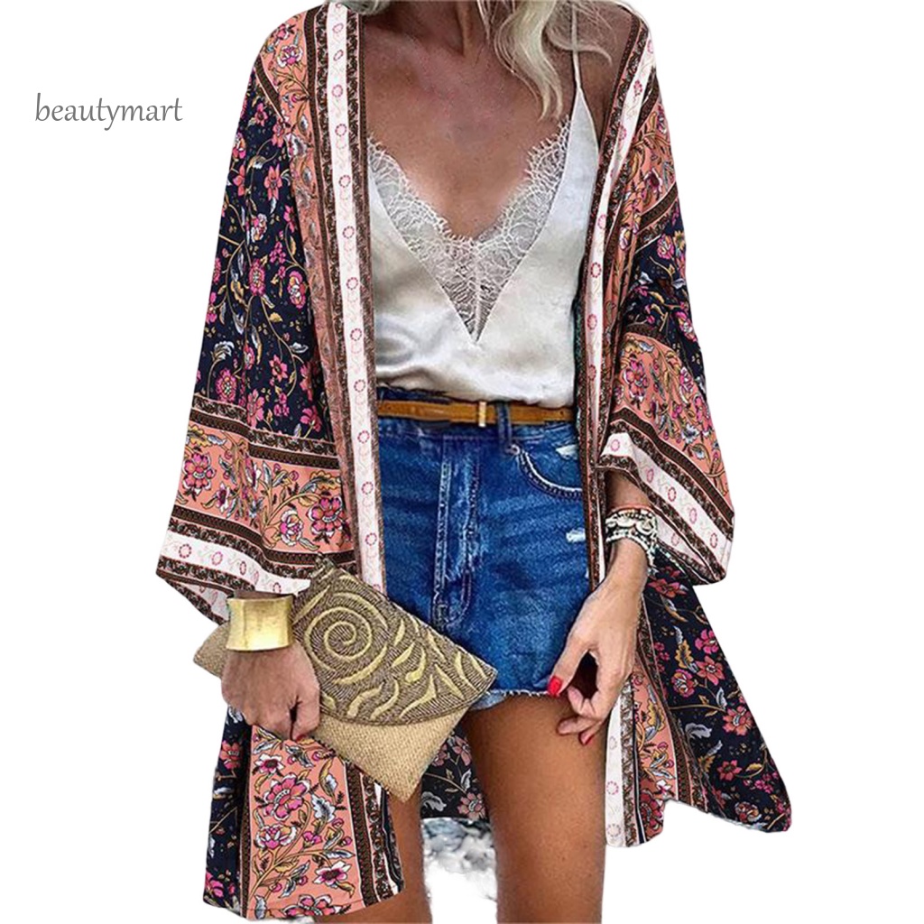 Áo Chống Nắng Dáng Dài Phong Cách Bohemian 1 Cho Nữ