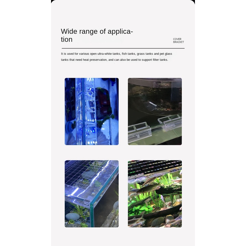 Giá Đỡ acrylic 6MM 8MM 10MM 12MM Dùng Bảo Vệ Bể Cá Kính