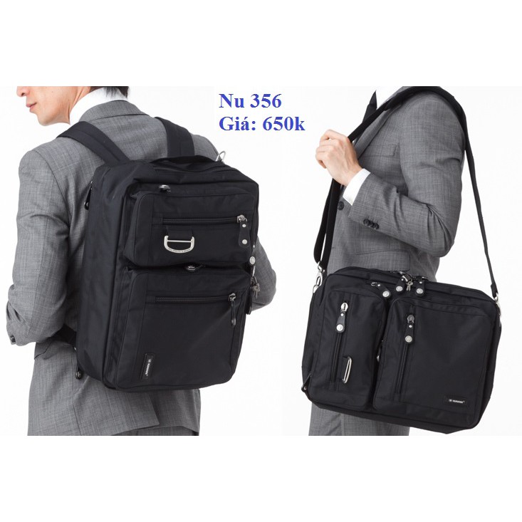 TÚI NUMANI 356 CHÍNH HÃNG .ĐA NĂNG KẾT HỢP SỬ DỤNG CẶP TÚI VÀ BALO