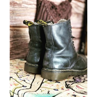 Giày bốt da thật hiệu Dr Martens size 36