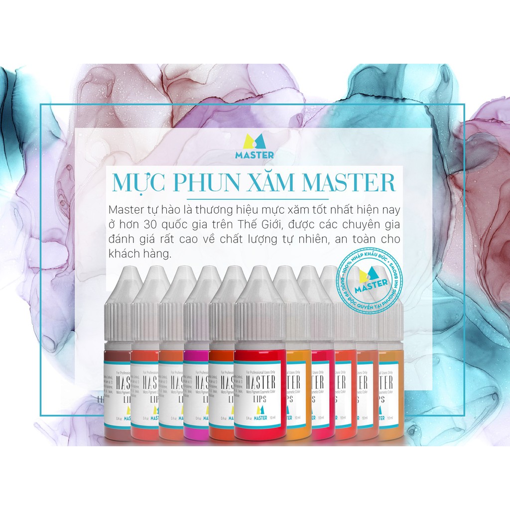 [CHÍNH HÃNG] Mực Master mini size 3,3ml, fullsize 10ml