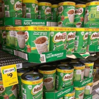 Sữa milo Úc