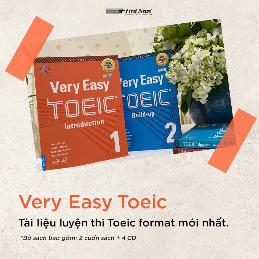 Sách - Very Easy TOEIC 1 - First News Tặng Kèm Bookmark