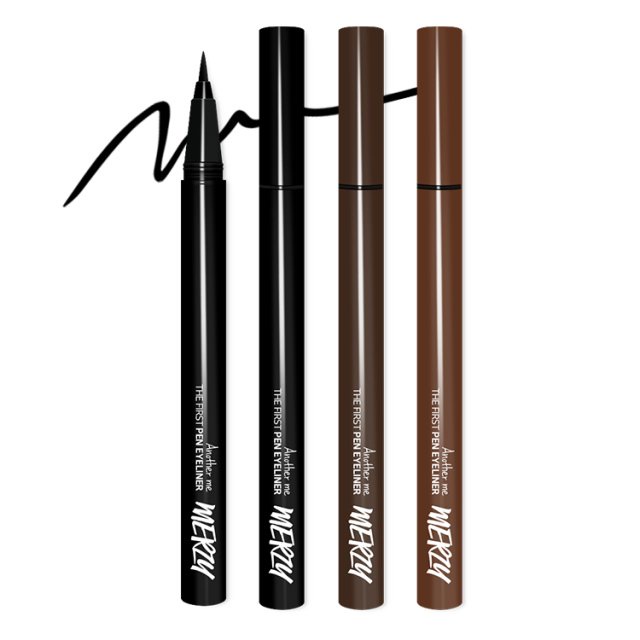 Bút kẻ mắt nước lâu trôi, không lem Merzy the First Pen Eye Liner 0.5g