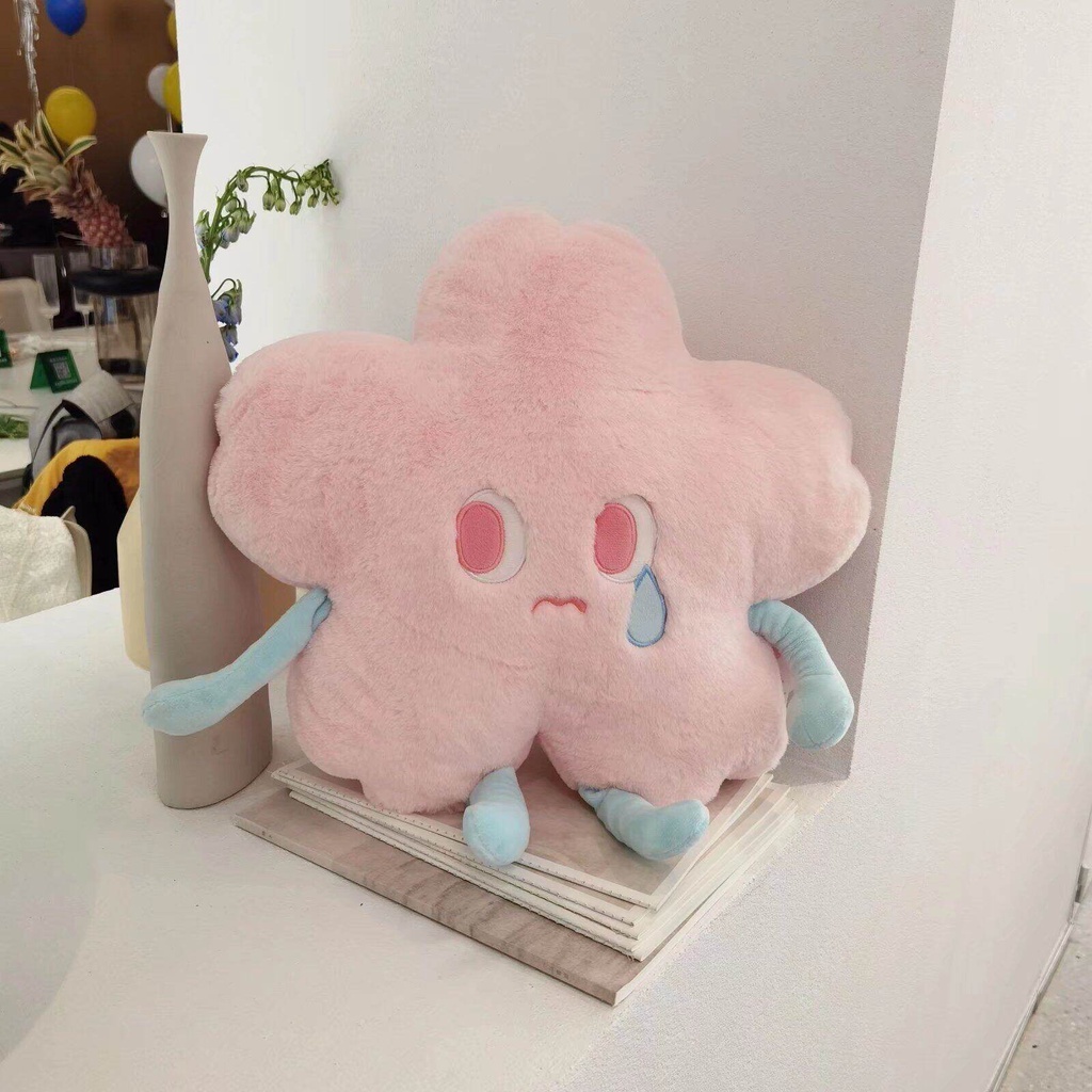 Gối Ôm Nhồi Bông Hình Hoa Anh Đào Dễ Thương Dùng Làm Quà Tặng Sinh Nhật Cho Bé