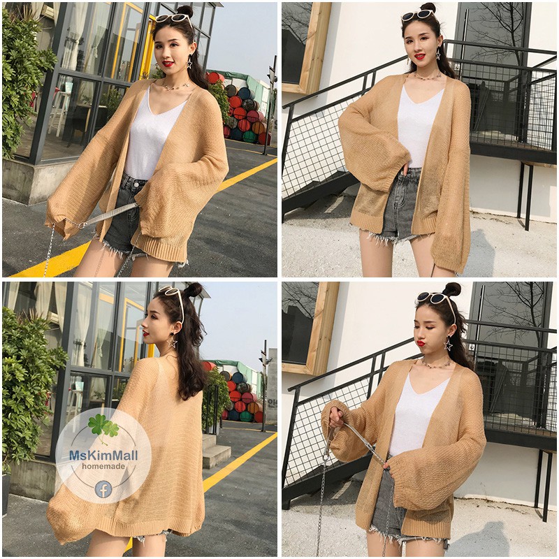 Áo Cardigan len mỏng style Hàn SIÊU XINH - Hàng loại 1 - Áo khoác len mỏng | WebRaoVat - webraovat.net.vn