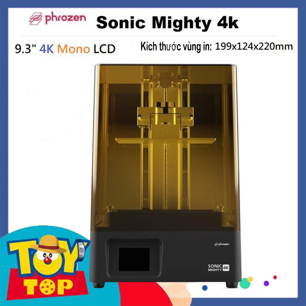 Máy in 3d Phrozen sonic MIGHTY 4k - Máy in resin ( SLA/ DLP ) - hỗ trợ in 3D mô hình, custom lego non