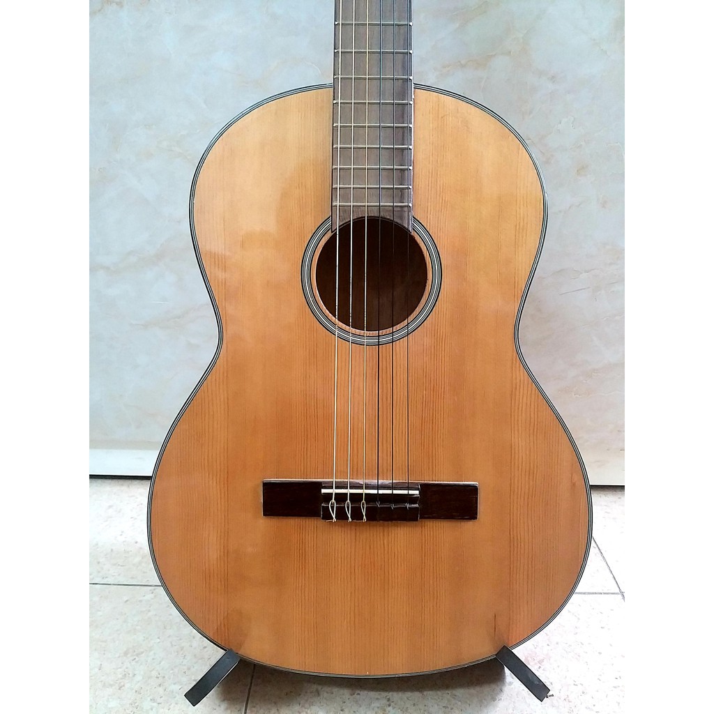 [ Guitar giá rẻ] Đàn guitar Classic Việt Nam GV03 top solid Hồng Đào (Kèm bao và pick gảy)