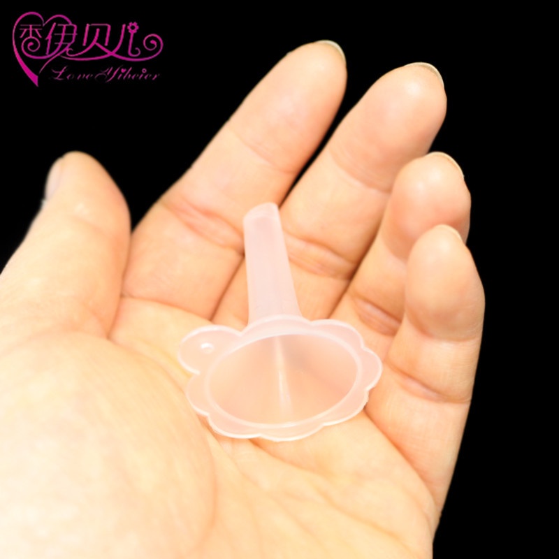 Set 5 phễu nhựa mini chiết nước hoa/dầu ăn cho nhà bếp/phòng thí nghiệm