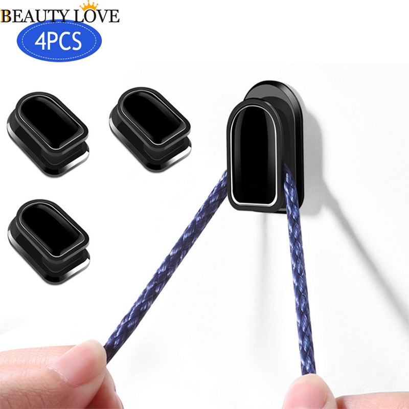 Set 1 / 4 Móc Treo Đồ Mini Gắn Sau Ghế Xe Hơi Tiện Dụng