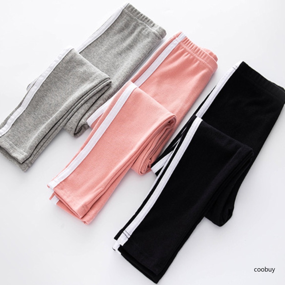 Quần cotton co giãn thoải mái thiết kế thời trang cho bé gái