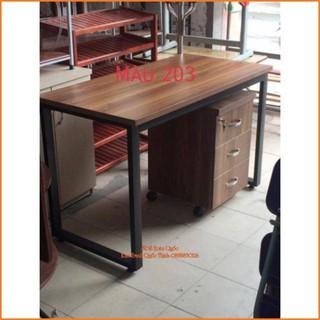 Bàn làm việc chân sắt 120 (đủ màu)